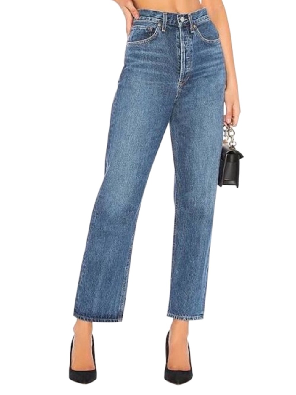 Agolde 90s High-Rise Straight Leg Jeans